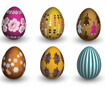 Easter Eggs Vector