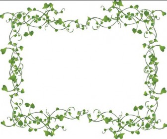 Vines Frame Vector