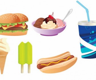 Free Vector Junk Food 