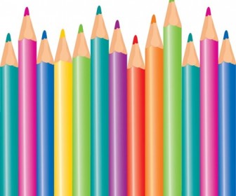 Color Pencils Vector