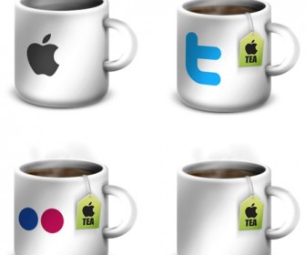 Free Apple Mug Icons and Extras