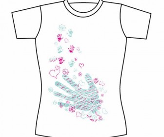 Free Vector T-shirt Template 03