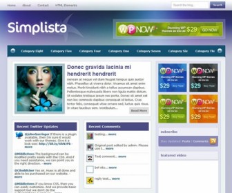 Free Wordpress Theme - Simplista