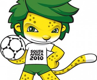 South Africa 2010 World Cup Mascot ZAKUMI Vector