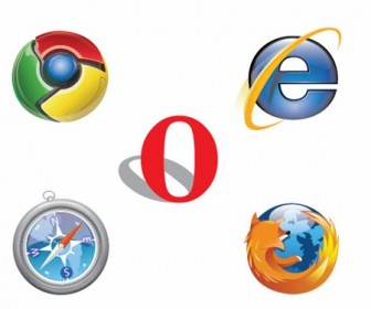 Free IE Chrome Firefox Safari Opera Logo Vector