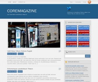 Free WordPress Theme - Core Magazine