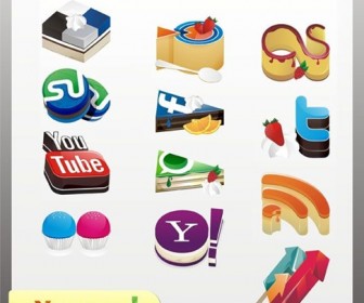 Yammy Social Media Icons Set