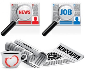 Newspaper Vector Illustrations