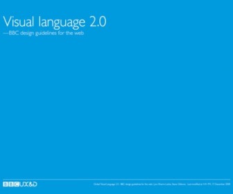 BBC Design Guidelines for The Web
