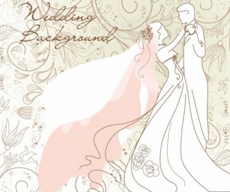 Wedding Background Vector Illustration