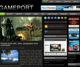 Free WordPress Theme - Gameport