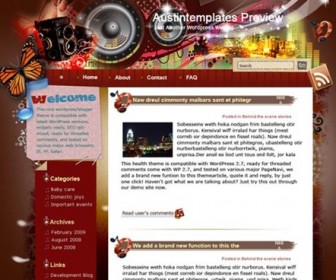 Free WordPress Theme - Listen to Austin