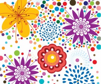 Free Vector Floral Pattern Background