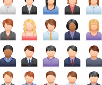 Free Vector Business People Icons