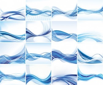 Abstract Vector Background Set