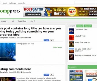 Free WordPress Theme - Comppress