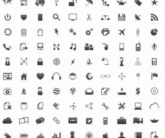 100 Small PNG Icons for Web Designer