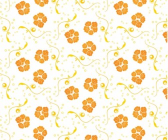 Free Vector Ornamental Floral Pattern