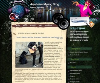 Free WordPress Theme - Musik