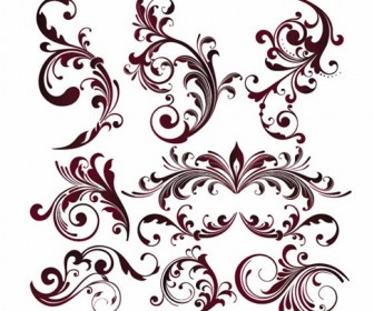 Vector Floral Design Elements