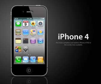 Apple iPhone 4 PSD