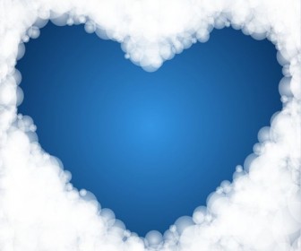 Heart Shaped Vector Background