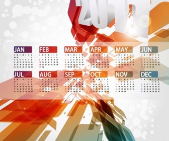 Calendar Design 2011 Vector Illustration