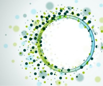 Vector Abstract Circles Background