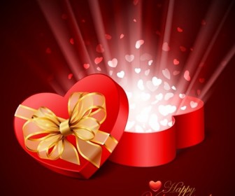 Valentines Day Card Vector Illustration