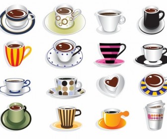 Coffee Cup Vector Set