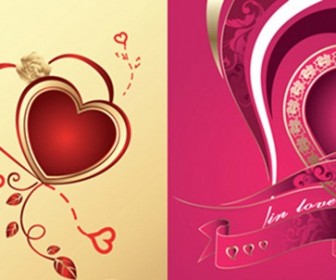 Valentine's Day Card Vector Collection