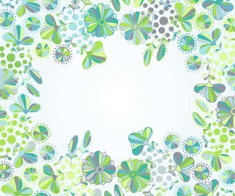 Flowers Frame Vector