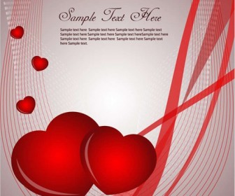 Valentines Card Vector Graphic