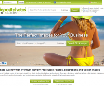 Redesigned Depositphotos Stock Photo Website
