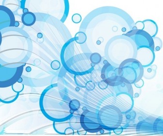 Free Abstract Bubbles Vector Graphic