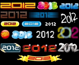 2012 New Year Vector Collection