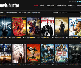 Free Website Template - Movie Hunter