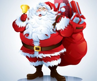 Free Santa Claus Vector Illustration Collection