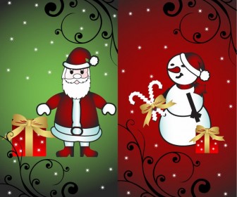 Free Santa Claus Vector Illustration Collection