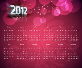 Calendar 2012 Vector