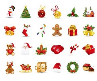 Christmas Elements Vector Set
