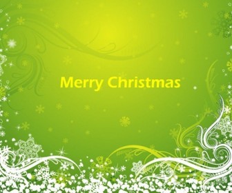 Abstract Green Christmas Background Vector Art