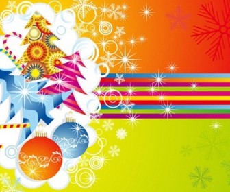 Xmas Card Vector Illustration