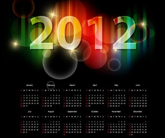 2012 Calendar Vector Collection