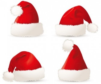 Free Red Christmas Santa Hats