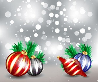 Frosty Christmas Design Vector Graphic