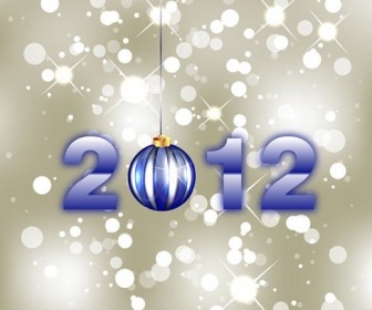 New Year 2012 Free Vector