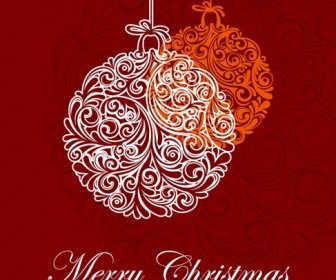 Christmas Ball Vector Graphic