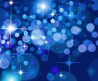Abstract Bokeh Stars Background