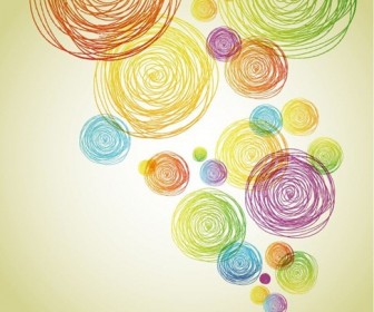 Abstract Pencil Scribble Background Vector